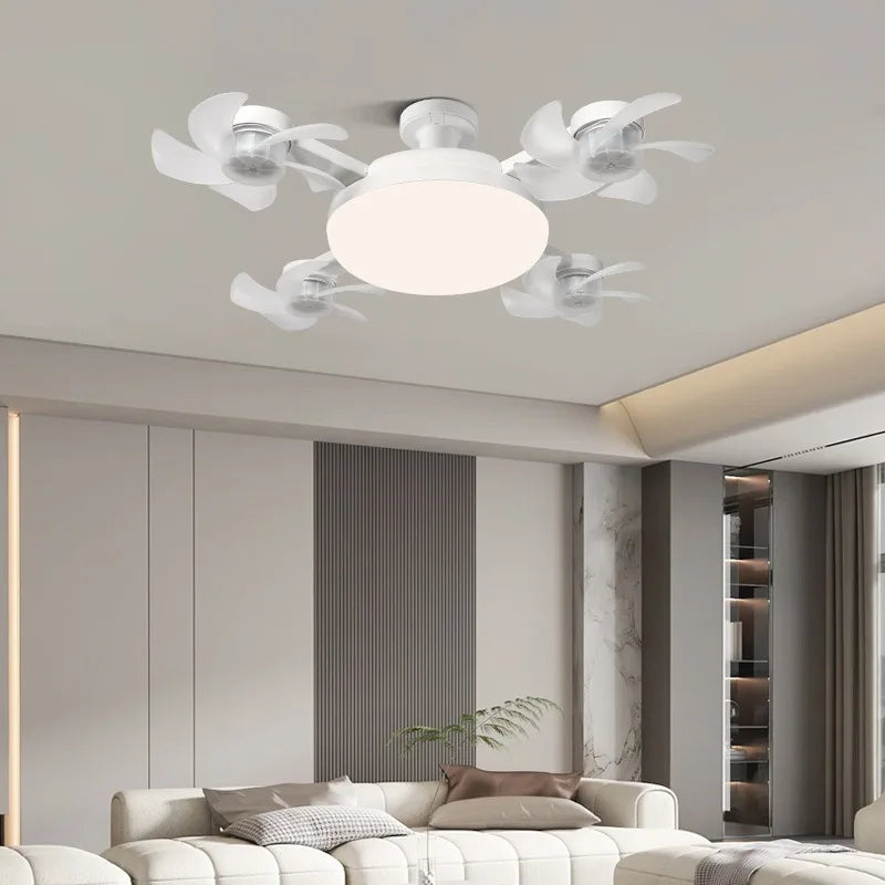 Ventilador de techo con luz LED potente