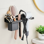 Organizador de pared para secadora y plancha de cabello