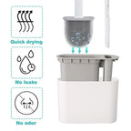 Cepillo de baño de silicona con soporte para colgar
