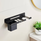 Organizador de pared para secadora y plancha de cabello