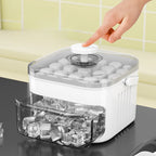 Molde de hielo con almacenamiento de gran capacidad