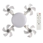 Ventilador de techo con luz LED potente