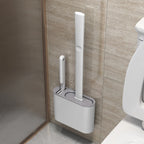 Cepillo de baño de silicona con soporte para colgar