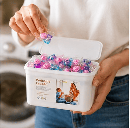 Cápsulas Detergente para Ropa 5en1 – Limpieza Profunda Multiusos